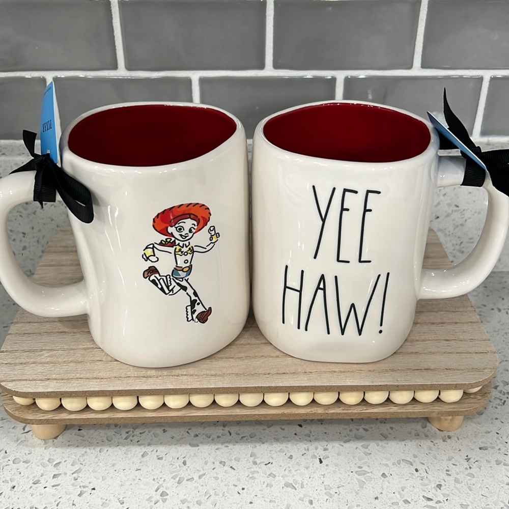 New Rae Dunn Disney Toy Story Cowgirl Jessie YEE HAW! Coffee Mug 102